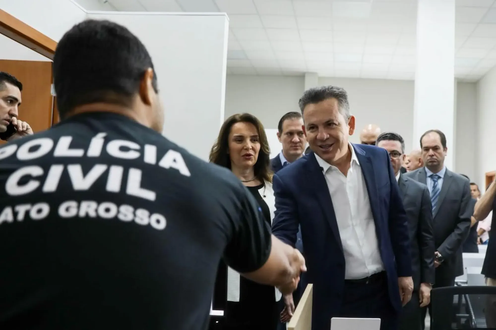 Inauguração de novo prédio reúne cinco delegacias na Avenida Miguel Sutil