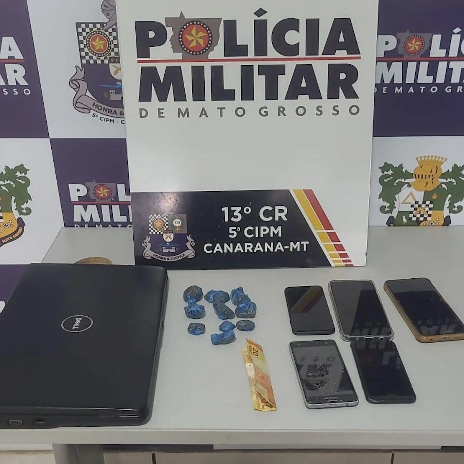 Força Tática em Canarana desmantela ponto de tráfico e detém facção